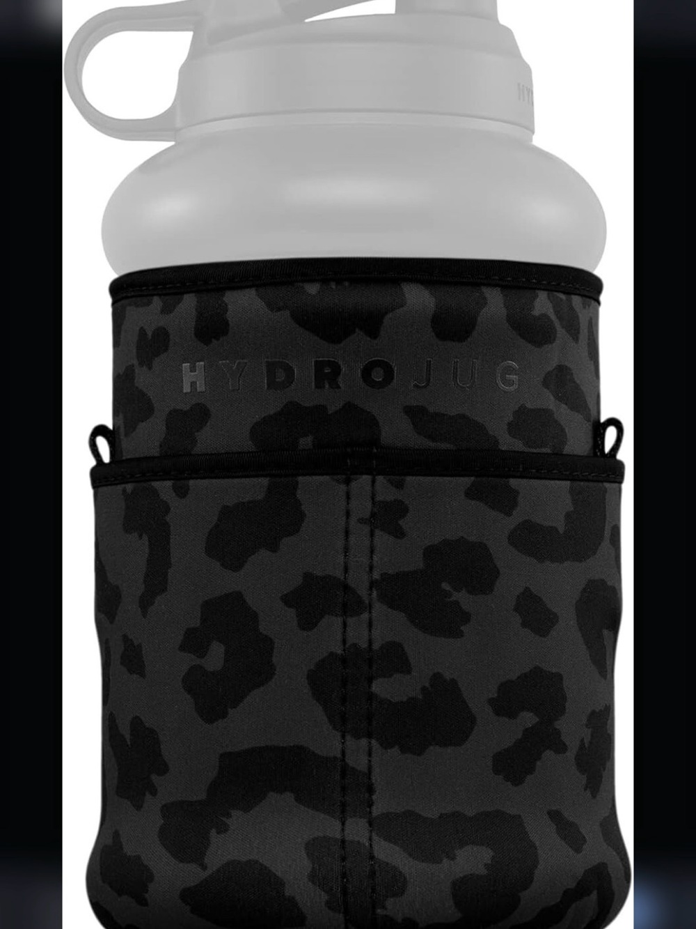 HydroJug Black Leopard Neoprene Sleeve